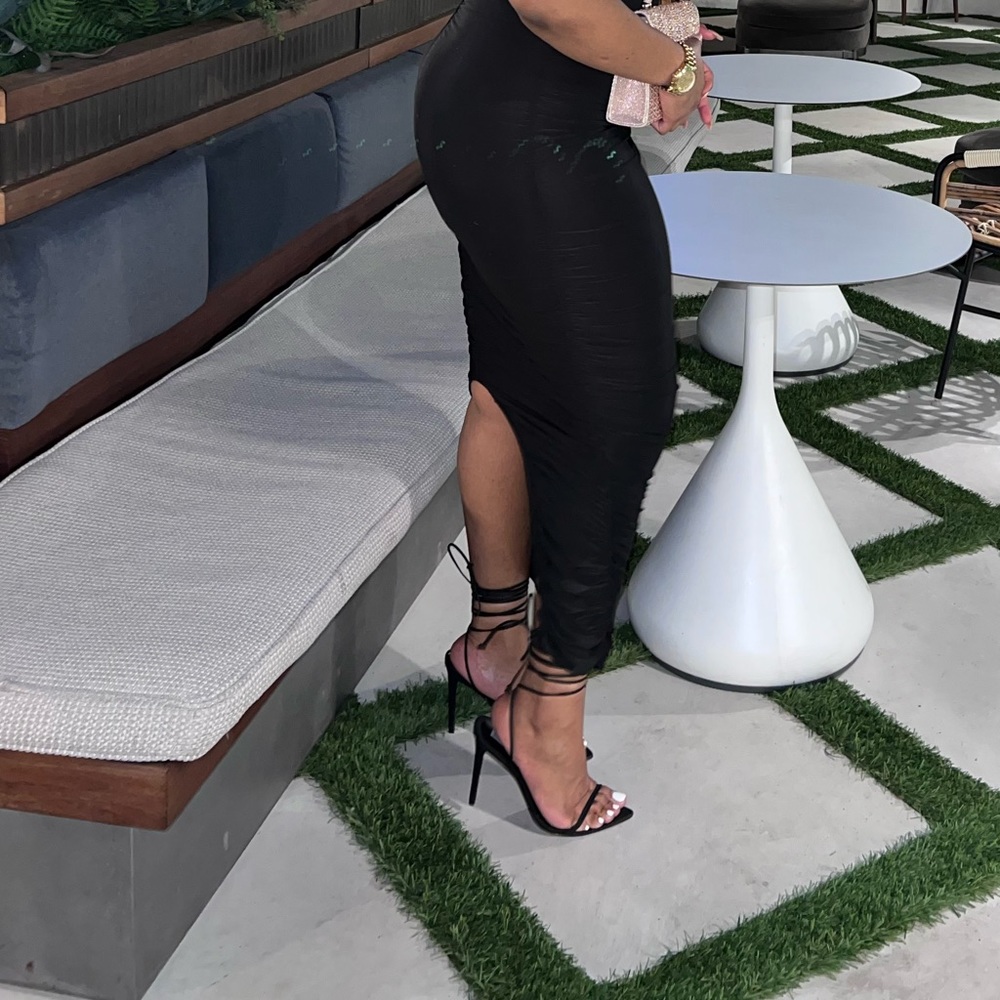 Steve Madden lace up heels. Size 10